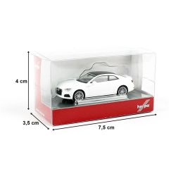 Herpa 028660-002 1/87 Ölçek Audi A5 Coupe, Beyaz, Sergilemeye Hazır Model Araç