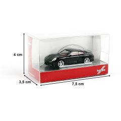 Herpa 028646-002 1/87 Ölçek Porsche 911 Carrera 4S,Siyah, Sergilemeye Hazır Model Araç