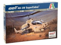 Italeri 0833S 1/48 Bell AH-1W Super Cobra Askeri Helikopter Demonte Plastik Maketi