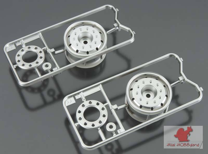 Tamiya 1/14 30mm/Hex Hub/Matte Finish Hexli Jant (2 adet)