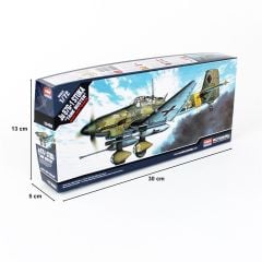 Academy 12450 1/72 Junkers JU-87 G Stuka (Tank Avcısı) Savaş Uçağı Demonte Plastik Maketi