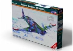 Mistercraft D206 1/72  Morane Saulnier MS.406 CI Savaş Uçağı Demonte Plastik Maketi