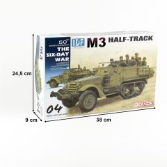 Dragon 3569 1/35 Ölçek IDF M3 Yarı Paletli Personel Taşıyıcı Plastik Model Kiti