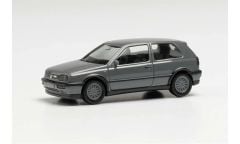 Herpa 024075-002 1/87 Ölçek VW Golf III VR6, Gri, Sergilemeye Hazır Model Araç