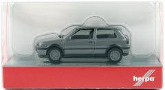 Herpa 024075-002 1/87 Ölçek VW Golf III VR6, Gri, Sergilemeye Hazır Model Araç