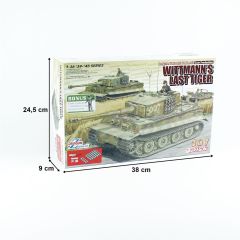 Dragon 6800 1/35 Ölçek Tiger 1, Geç Dönem Wittmann'ın Son Tankı Plastik Model Kiti