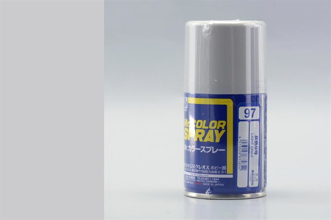 Gunze S097 100 ml. Light Gray, Sprey Mr.Color Serisi Maket Boyası