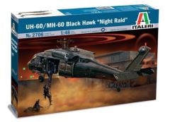 Italeri 2706S 1/48 UH-60/MH-60 Black Hawk (Night Raid) Askeri Helikopter Demonte Plastik Maketi