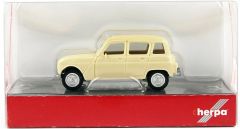 Herpa 020190-007 1/87 Ölçek Renault R4, Bej, Sergilemeye Hazır Model Araç