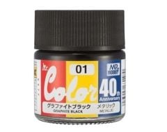 Gunze AVC01 10 ml. Graphite Black, 40.Yıl Mr.Color Serisi Maket Boyası