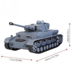 Heng Long 3859-1 1/16 Scale PANZER-IV F2 Model RC battle Tank ( 7.0 ver.)