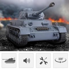 Heng Long 3859-1 1/16 Scale PANZER-IV F2 Model RC battle Tank ( 7.0 ver.)