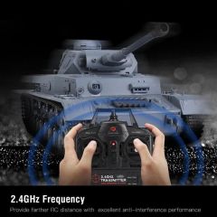 Heng Long 3859-1 1/16 Scale PANZER-IV F2 Model RC battle Tank ( 7.0 ver.)
