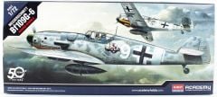 Academy 12467 1/72 Messerschmitt Bf 109 G-6 Savaş Uçağı Demonte Plastik Maketi