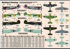 Mistercraft D214 1/72 P-36/H.75 Hawk Savaş Uçağı Demonte Plastik Maketi