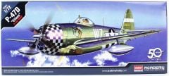 Academy 12474 1/72 P-47D Thunderbolt (Eileen) Savaş Uçağı Demonte Plastik Maketi