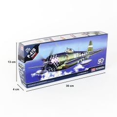 Academy 12474 1/72 P-47D Thunderbolt (Eileen) Savaş Uçağı Demonte Plastik Maketi