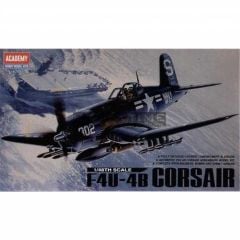 Academy 12267 1/48 F4U-4B Corsair Savaş Uçağı Demonte Plastik Maketi