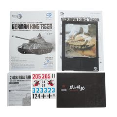 Heng Long 1/16 German King Tiger RC Battle Tank (7.0 ver.)
