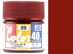 Gunze AVC09 10 ml. Russian Blood Red II, 40.Yıl Mr.Color Serisi Maket Boyası