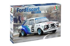 Italeri 3655S 1/24 Ford Escort RS1800 Mk.II Yarış Arabası Demonte Plastik Maketi