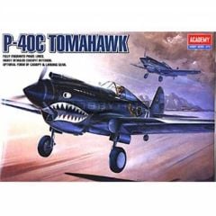 Academy 12280 1/48 P-40C Tomahawk Savaş Uçağı Demonte Plastik Maketi