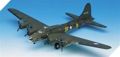 Academy 12495 1/72 B-17F Flying Fortress (Memphis Belle) Savaş Uçağı Demonte Plastik Maketi