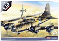 Academy 12495 1/72 B-17F Flying Fortress (Memphis Belle) Savaş Uçağı Demonte Plastik Maketi