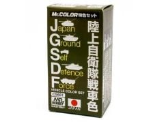 Gunze CS661 3x10 ml. Tank Colors for J.G.S.D.F., Mr.Color Serisi Maket Boyası Seti
