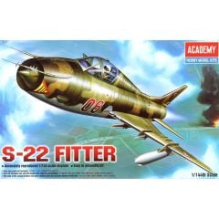 Academy 12612 1/144 SU-22 Fitter Savaş Uçağı Demonte Plastik Maketi