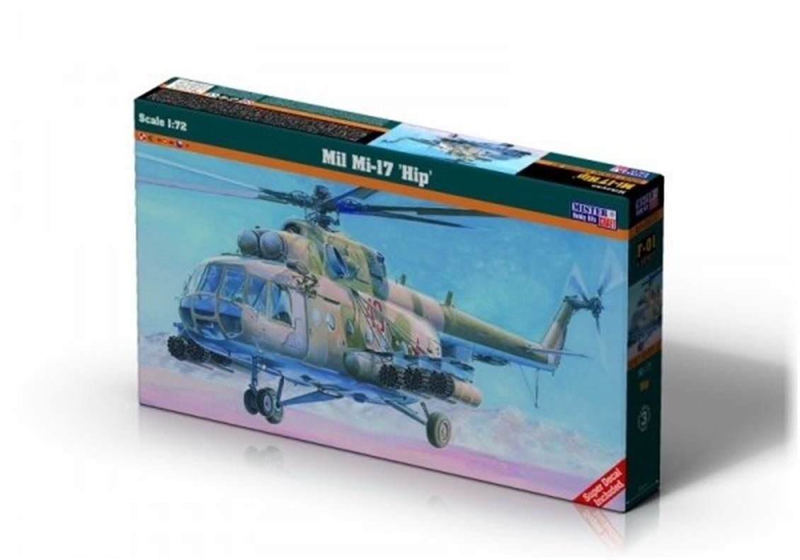 Mistercraft F001 1/72 Mil Mi-17 Hip Askeri Helikopteri Demonte Plastik Maketi