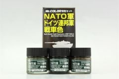 Gunze CS664 3x10 ml. Tank Colors for NATO, Mr.Color Serisi Maket Boyası Seti