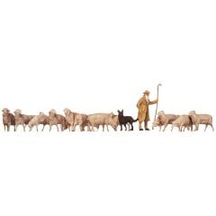 Faller 154001 1/87 Koyun, Çoban Ve Köpek Figürleri