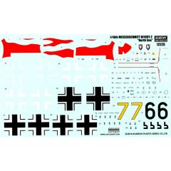 Academy 12225 1/48 Messerschmitt Bf 109T-2 Savaş Uçağı Demonte Plastik Maketi