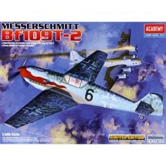 Academy 12225 1/48 Messerschmitt Bf 109T-2 Savaş Uçağı Demonte Plastik Maketi