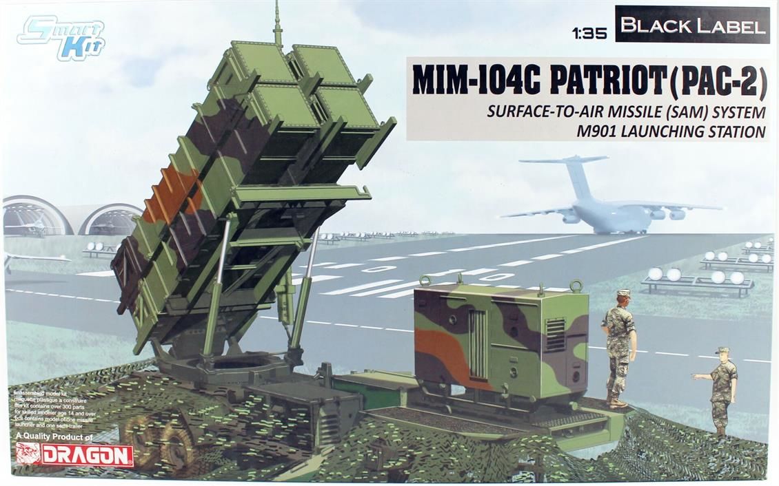 Dragon 3604 1/35 Ölçek MIM-104C Patriot Füze Sistemi M901, Plastik Model Kiti