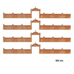 Faller 272405 1/160 Fabrika Duvarı Demonte Plastik Maketi