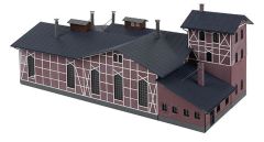 Faller 191769 1/87 3 Hatlı Lokomotif Evi Demonte Plastik Maketi