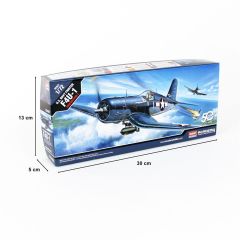 Academy 12457 1/72 F4U-1 Corsair Savaş Uçağı Demonte Plastik Maketi