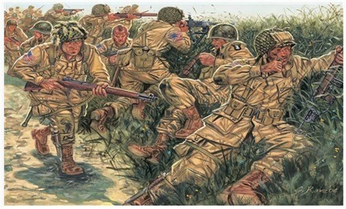 Italeri 6063S 1/72 ABD Paraşütçü Askerleri Demonte Plastik Maketi