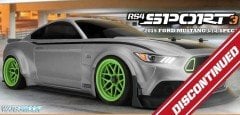HPI 1/10 RS4 Sport 3 RTR w/2015 Ford Mustang Body & 2.4GHz Radio System
