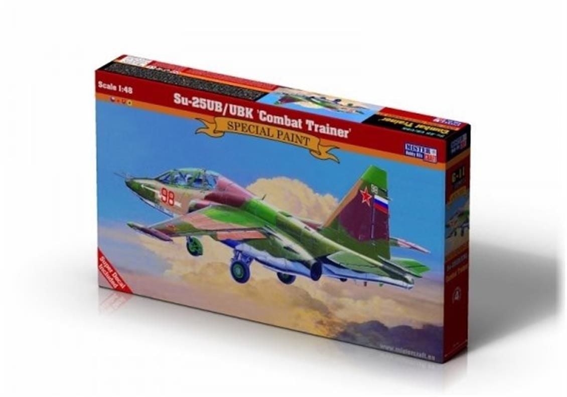 Mistercraft G011 1/48 Su-25 UB/UBK Eğitim Uçağı Demonte Plastik Maketi