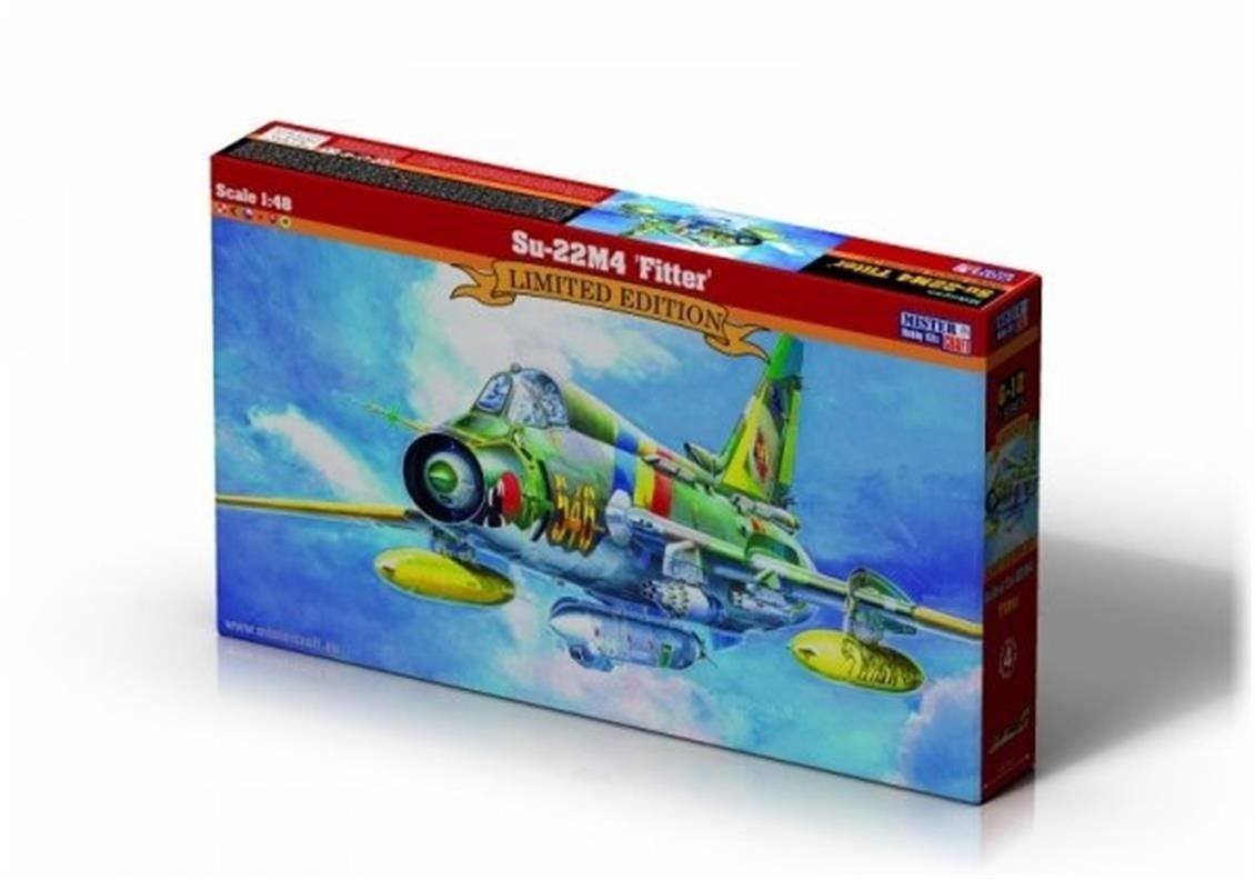 Mistercraft G012 1/48 Su-22m4R Fitter Savaş Uçağı Demonte Plastik Maketi