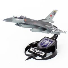AkbaModel 1/48 F-16 Kaplan Filo Muharip Savaş Uçağı, Sergilemeye Hazır Standlı Model