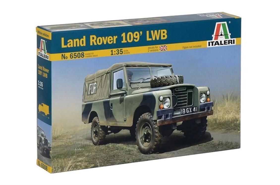 Italeri 6508S 1/35 Land Rover 109' LWB Sıhhiye Aracı Demonte Plastik Maketi