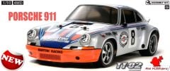 TAMIYA 1/10 Porsche 911 Carrera RSR- TT-02 Chassis - Kit (Demonte)