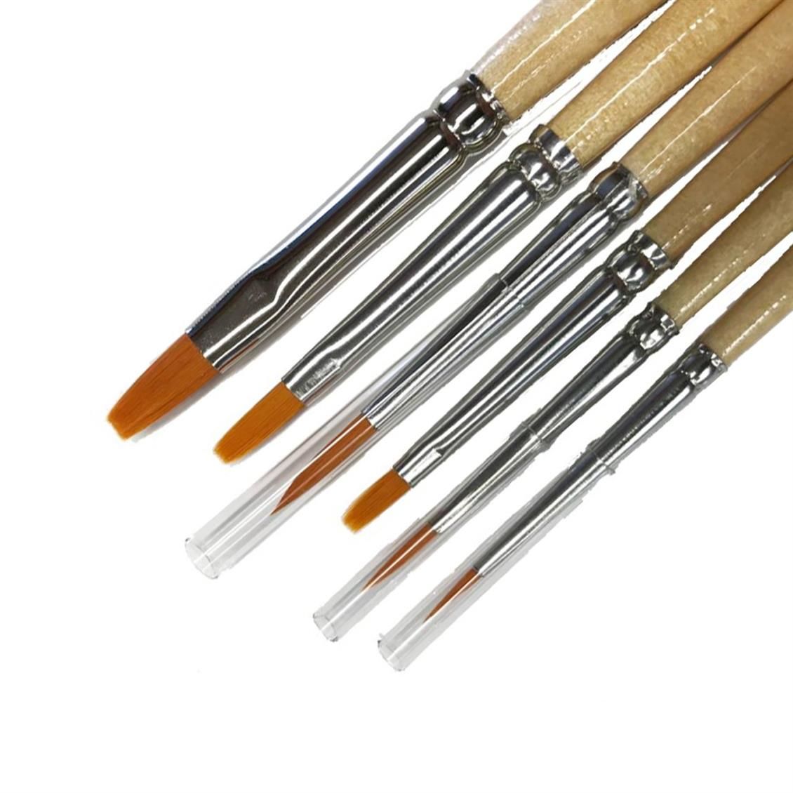 Kolibri 85030 6'lı Fırça Seti-3 Round Brushes- Size 2-0, 1