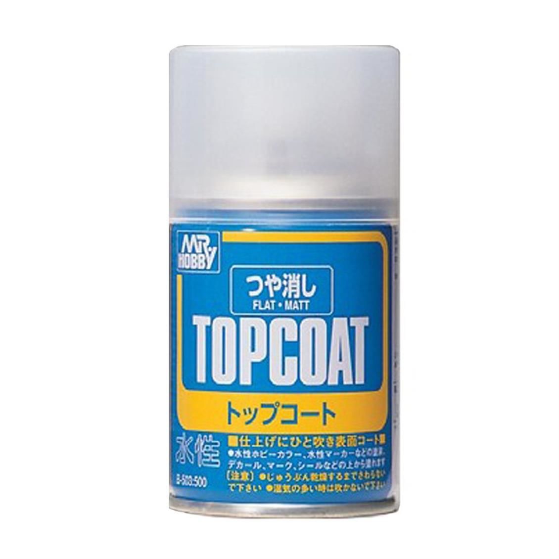 Gunze B503 86 ml. Mr.Top Coat Mat Vernik, Sprey Maket Boyası