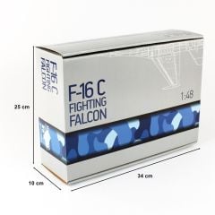 AkbaModel 1/48 F-16 Block 50+ Pars Filo Savaş Uçağı, Sergilemeye Hazır Standlı Model