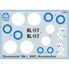 72003 1/72 Bristol Blenheim Mk.I British light bom